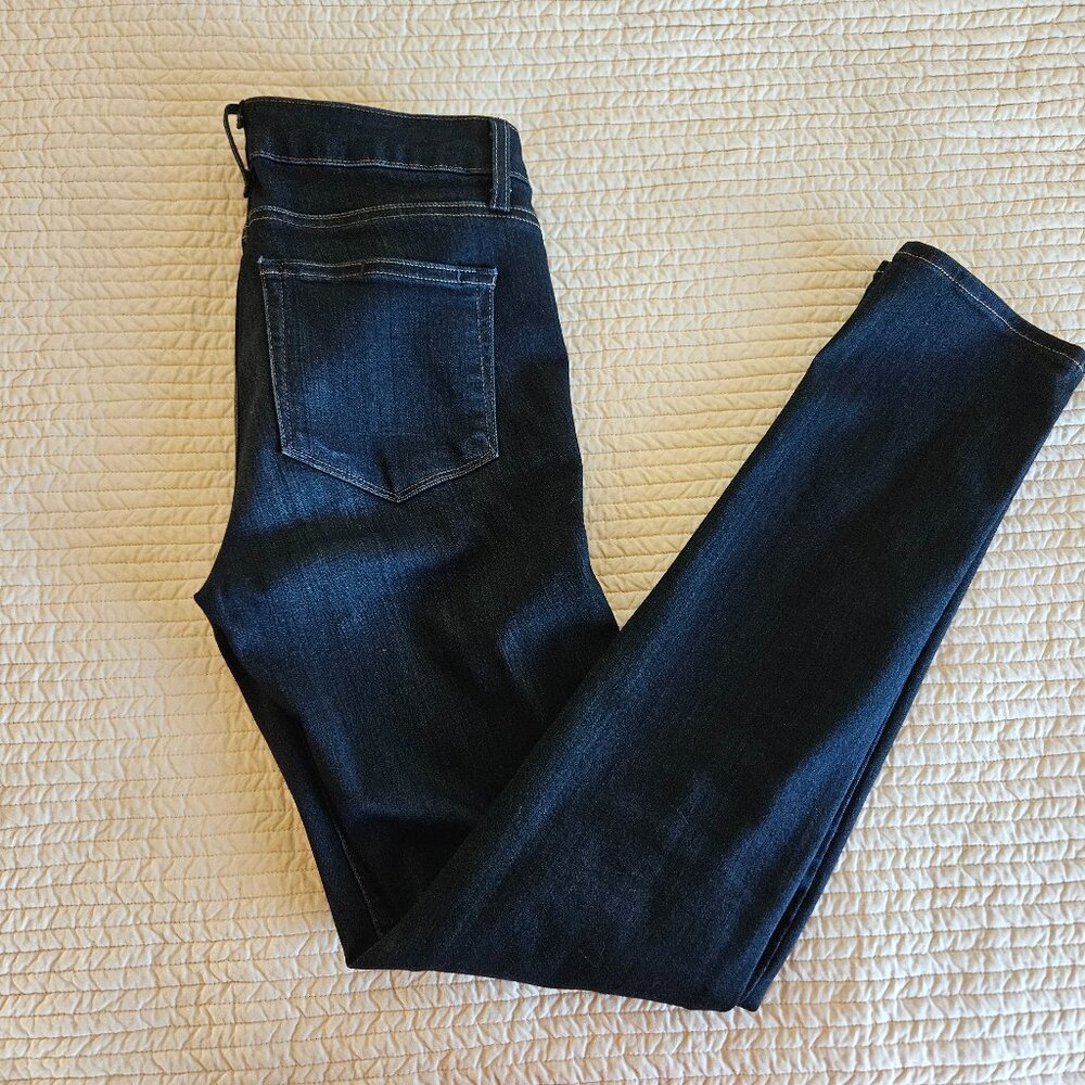Paige Skyline Skinny Jeans - 27 - Dark Wash